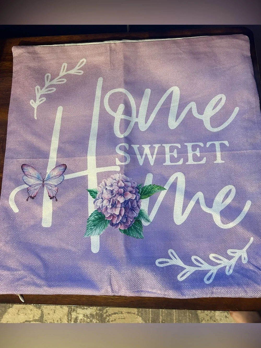 Purple accent pillow covers